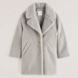 Abercrombie & Fitch Women’s Gray Pea Coat